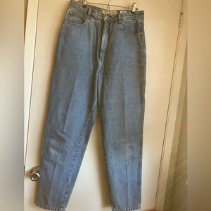 Vintage 1990s Gloria Vanderbilt 100% Cotton Jeans Size 14 29” Waist Tapered Leg